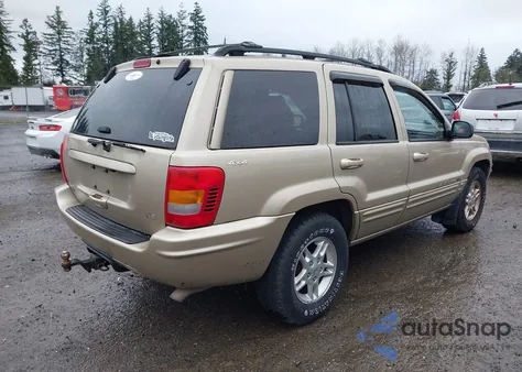 2000 Jeep Grand Cherokee Limited from USA, damaged, VIN 1J4GW58N2YC214020